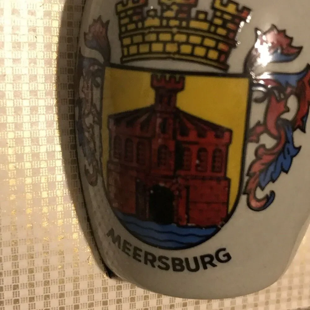 Friedrichshafen A Bodensee Souvenir German Decanter & Shot Glass Set